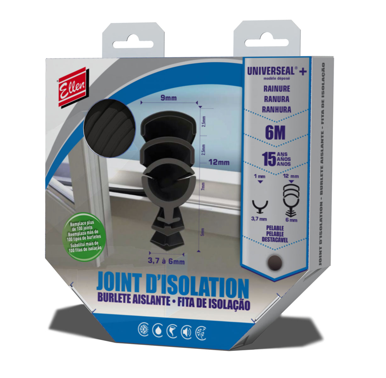 Joint Universeal rainure 6M